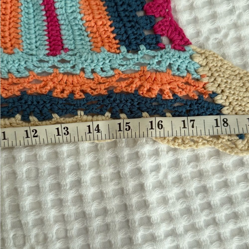 Multicolor Crochet Halter Top - Picture 5 of 7